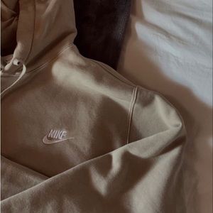 Medium Oversized Brown Nike Hoodie Sweatshirt